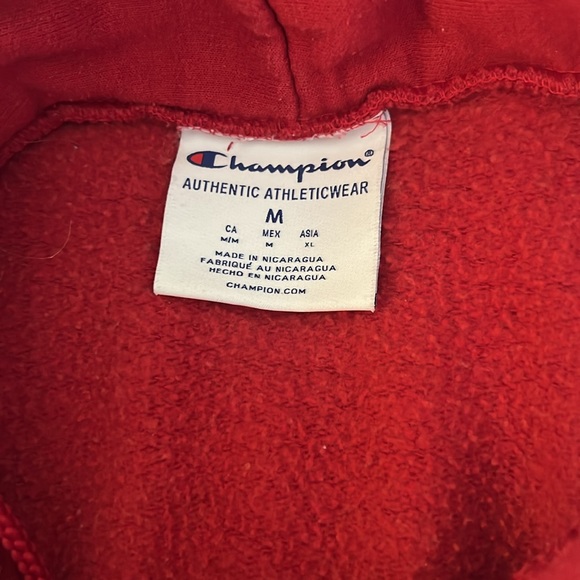 Champion Washington State University Cougars Red Hoodie - Picture 5 of 5